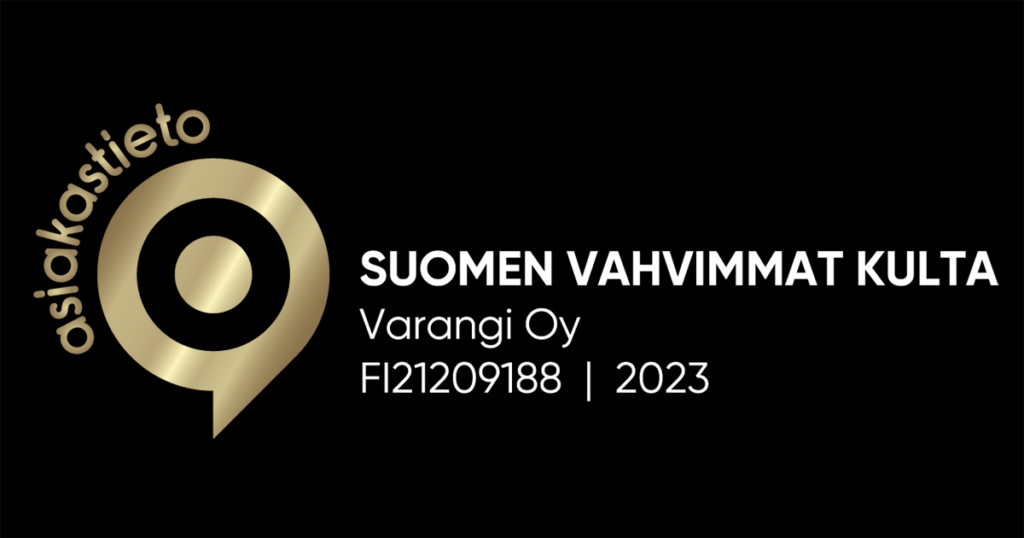 Suomen vahvimmat - Asiakastieto.fi - Varangi Oy : Eventium, KurssitNyt, Ratekoulutus, WebAkatemia, Valmennuskortti - Laaja kurssivalikoima